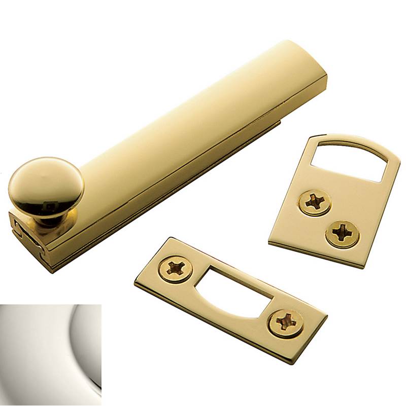 Baldwin - 0321 SURFACE BOLT 3 140 - Polished Nickel