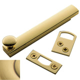 Baldwin - 0322 SURFACE BOLT 4 060 - Satin Brass and Brown