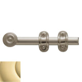Baldwin - 0379 SURFACE BOLT 6 031 - Non-Lacquered Brass