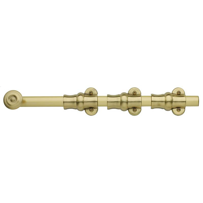 Baldwin - 0381 SURFACE BOLT 12 044 - Lifetime Satin Brass