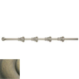 Baldwin - 0383 SURFACE BOLT 24 050 - Satin Brass and Black