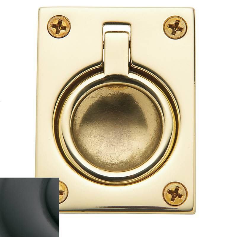 Baldwin - 0394 FLUSH RING PULL 102 - Oil-Rubbed Bronze