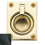 Baldwin - 0394 FLUSH RING PULL 190 - Satin Black