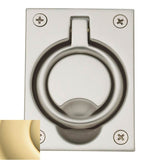 Baldwin - 0395 FLUSH RING PULL 031 - Non-Lacquered Brass