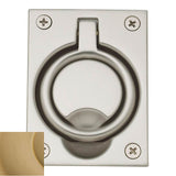 Baldwin - 0395 FLUSH RING PULL 033 - Vintage Brass