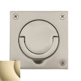 Baldwin - 0397 FLUSH RING PULL 003 - Lifetime Polished Brass