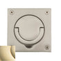 Baldwin - 0397 FLUSH RING PULL 003 - Lifetime Polished Brass