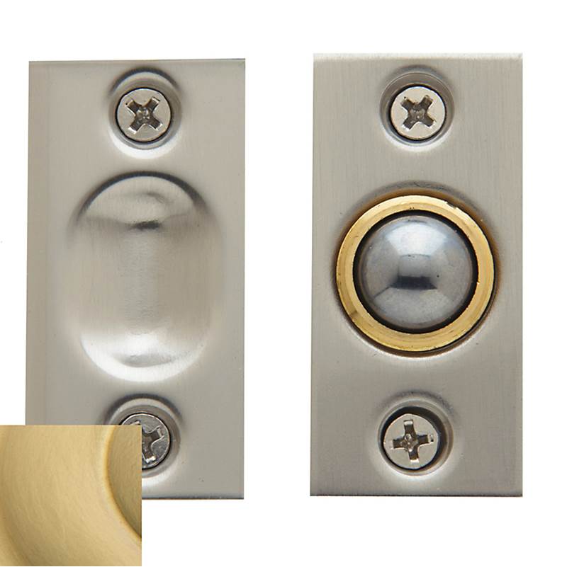 Baldwin - 0425 ADJ BALL CATCH 044 - Lifetime Satin Brass