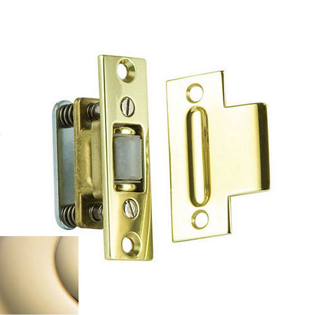 Baldwin - 0432 ROLLER LATCH 003 - Lifetime Polished Brass