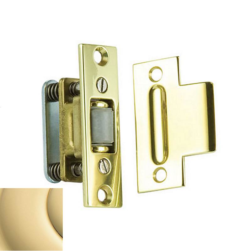 Baldwin - 0432 ROLLER LATCH 031 - Non-Lacquered Brass