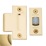 Baldwin - 0440 ADJ ROLLER CATCH - Satin Brass and Brown