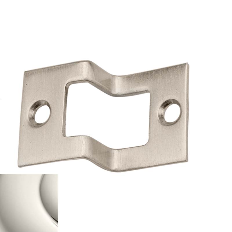 Baldwin - 0603 RABBETED STRIKE 140 - Polished Nickel
