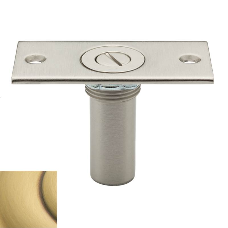 Baldwin - 0622 DUSTPROOF STRIKE - Satin Brass and Brown