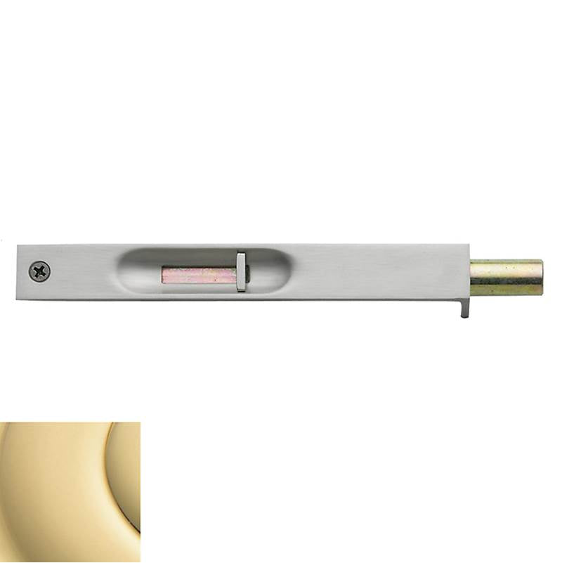 Baldwin - 0626 FLUSH BOLT 6 031 - Non-Lacquered Brass