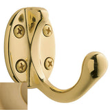 Baldwin - 0782 COSTUME HOOK 033 - Vintage Brass