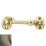 Baldwin - 0951 CABIN DR HOOK 3.5 - Satin Brass and Black