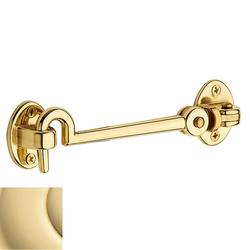 Baldwin - 0952 CABIN DR HOOK 5.5 - Non-Lacquered Brass