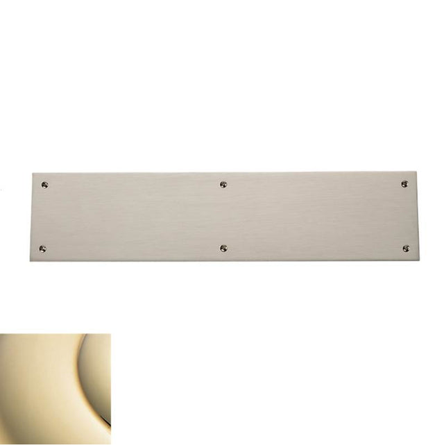 Baldwin - 2123 PUSH PLT 3.5X15 003 - Lifetime Polished Brass