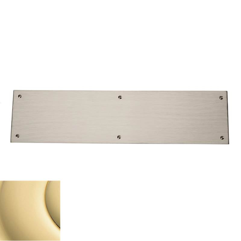 Baldwin - 2124 PUSH PLATE 4X16 031 - Non-Lacquered Brass