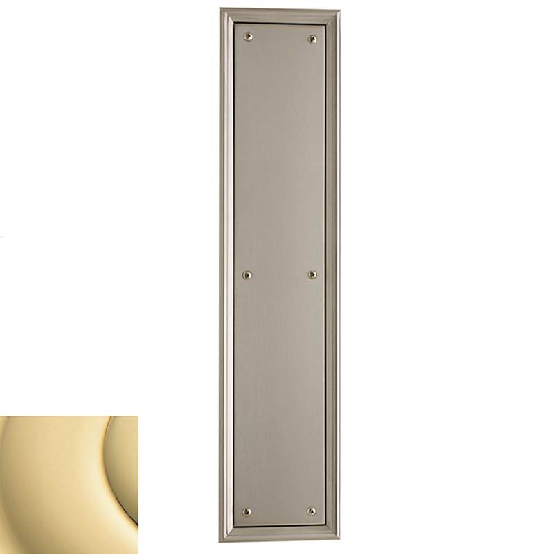 Baldwin - 2280 PUSH PLATE 031 - Non-Lacquered Brass