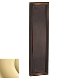 Baldwin - 2281 PUSH PLATE 031 - Non-Lacquered Brass
