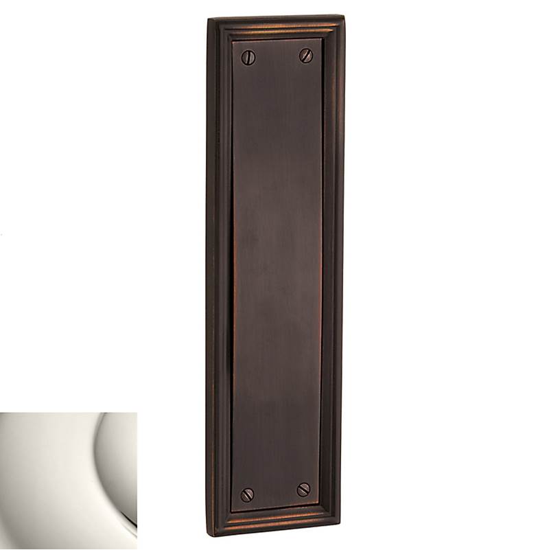 Baldwin - 2281 PUSH PLATE 140 - Polished Nickel