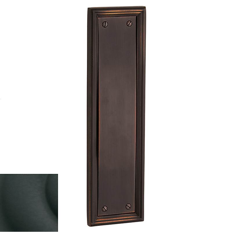 Baldwin - 2281 PUSH PLATE 190 - Satin Black