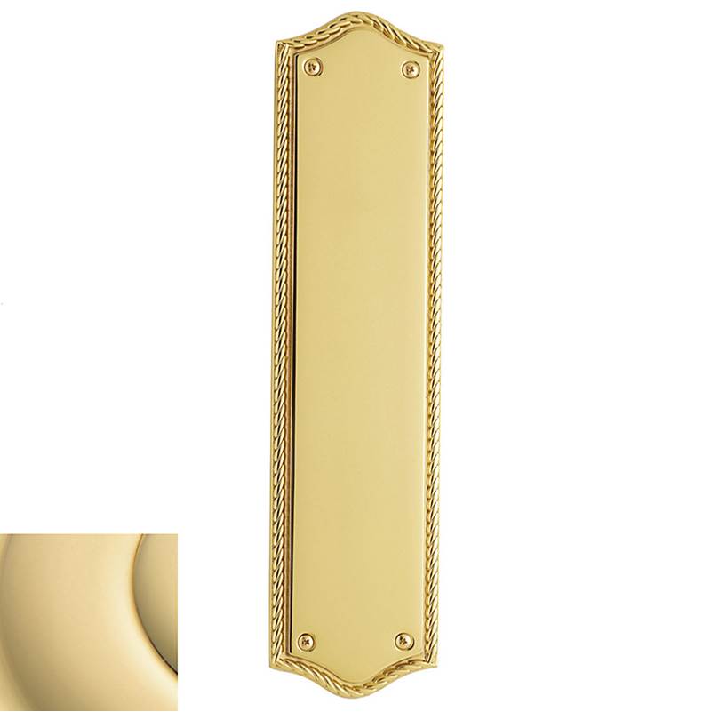 Baldwin - 2285 PUSH PLATE 031 - Non-Lacquered Brass