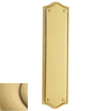 Baldwin - 2285 PUSH PLATE 060 - Satin Brass and Brown