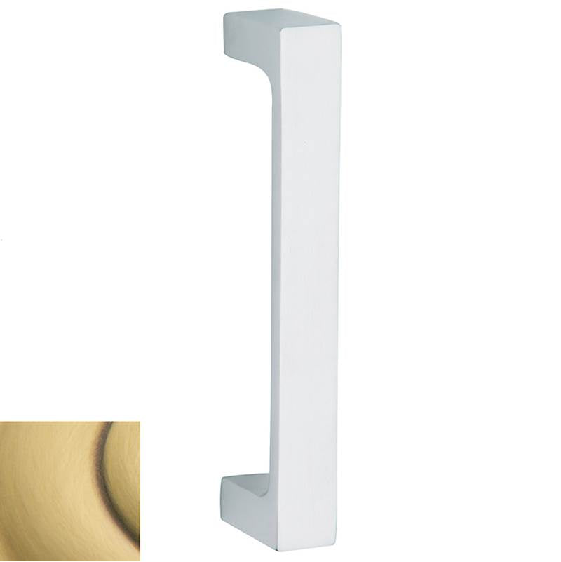 Baldwin - 2557 DOOR PULL 7 CTC 060 - Satin Brass and Brown
