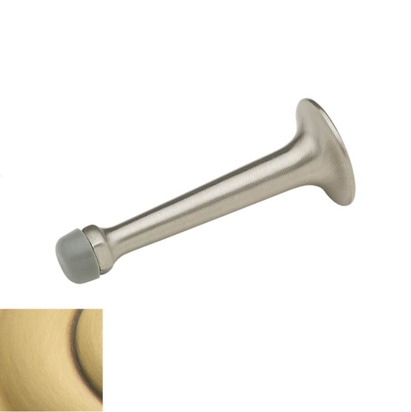 Baldwin - 4050 WALL BUMPER 060 - Satin Brass and Brown
