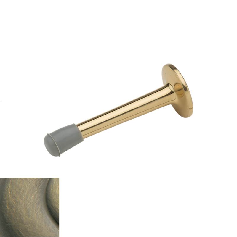 Baldwin - 4055 WALL BUMPER 050 - Satin Brass and Black