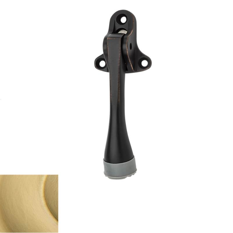 Baldwin - 4100 LVR DOOR HOLDER 044 - Lifetime Satin Brass
