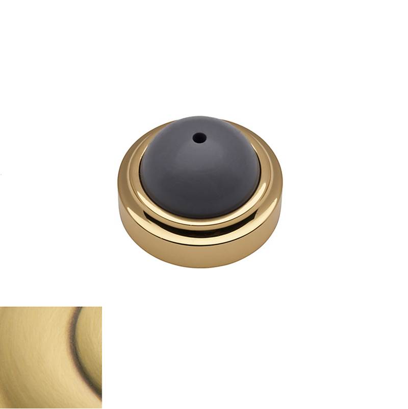 Baldwin - 4252 WALL BUMPER 060 - Satin Brass and Brown