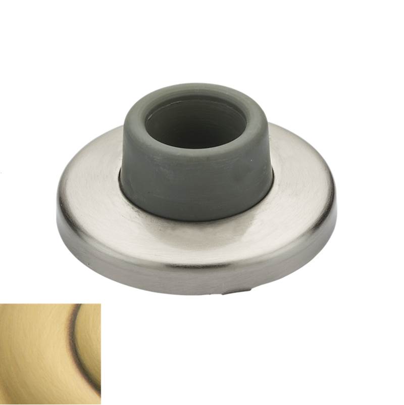 Baldwin - 4293 WALL BUMPER 060 - Satin Brass and Brown
