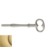 Baldwin - 6703 EMERGENCY KEY 060 - Satin Brass and Brown