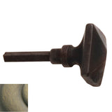 Baldwin - 6729 TURN KNB EXTENDED 0 - Satin Brass and Black