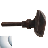 Baldwin - 6729 TURN KNB EXTENDED 2 - Polished Chrome