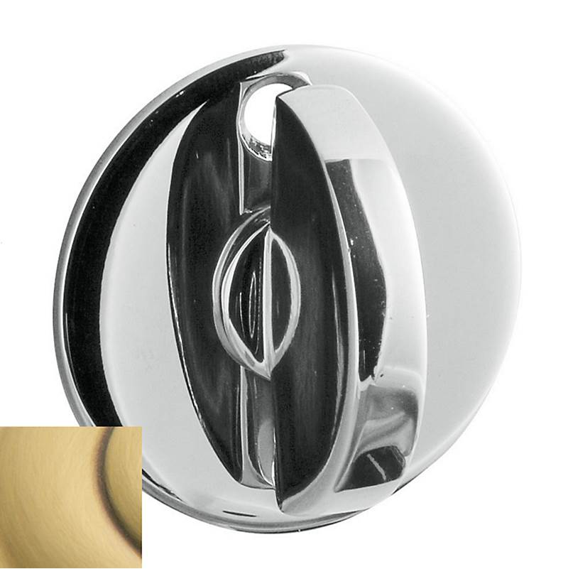 Baldwin - 6750 TURN PIECE EXTENDED - Satin Brass and Brown
