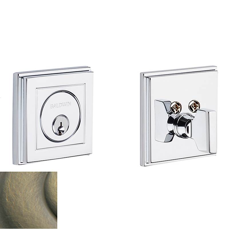 Baldwin - 8260 H HILLS DB 050 - Satin Brass and Black