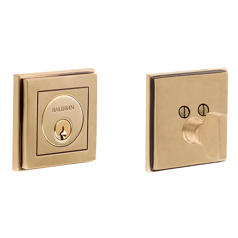 Baldwin - 8260 H HILLS DB 060 - Satin Brass and Brown