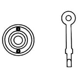 Baldwin - 0403 EMER RELEASE TRM - Distressed Oil-Rubbed Bronze