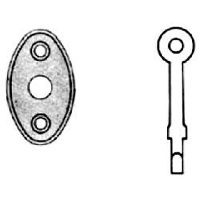 Baldwin - 0404 EMER RELEASE TRM - Distressed Oil-Rubbed Bronze