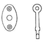 Baldwin - 0416 EMER RELEASE TRM - Distressed Oil-Rubbed Bronze
