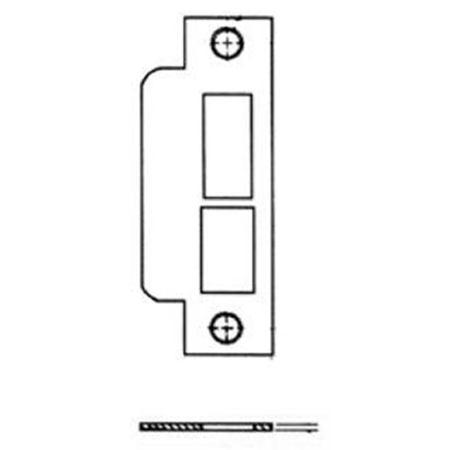 Baldwin - 6040 STRIKE 260 R - Polished Chrome