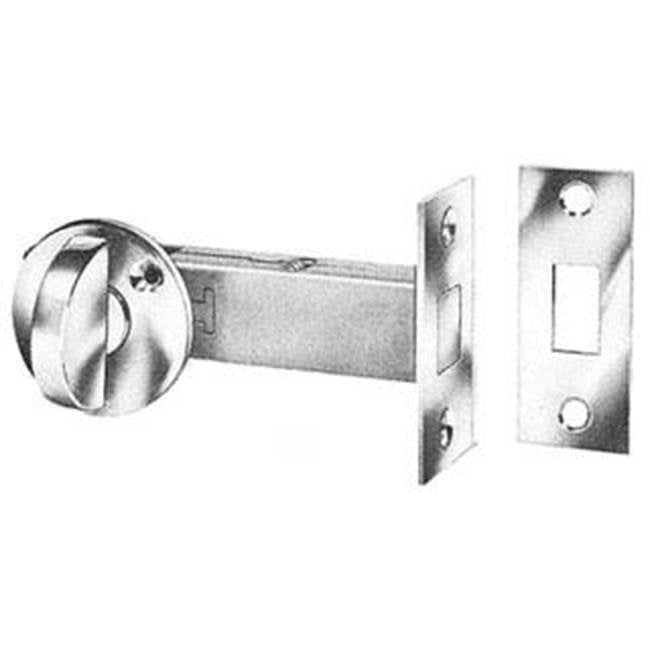 Baldwin - 0418 MRTS DR BOLT LESS T - Polished Chrome
