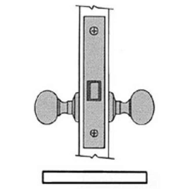 Baldwin - 6110 2.75BS PASS MRTS LC - Polished Chrome