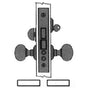 Baldwin - 6075 2.75BS ENT MRTS LCK - Lifetime Polished Brass