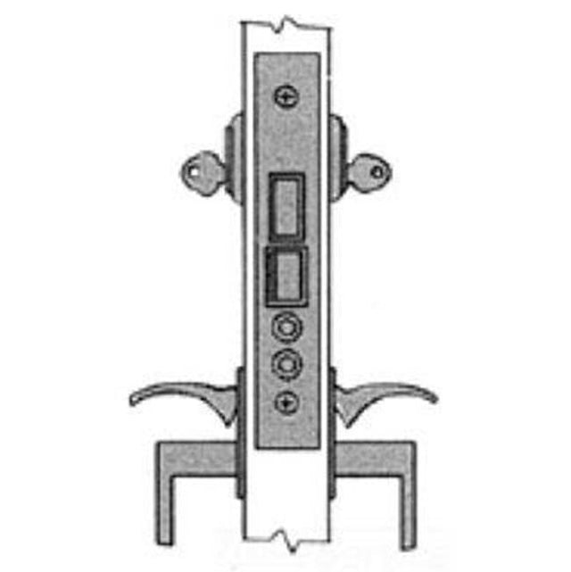 Baldwin - 6025 2.75BS DBL HS MRTS - Polished Chrome