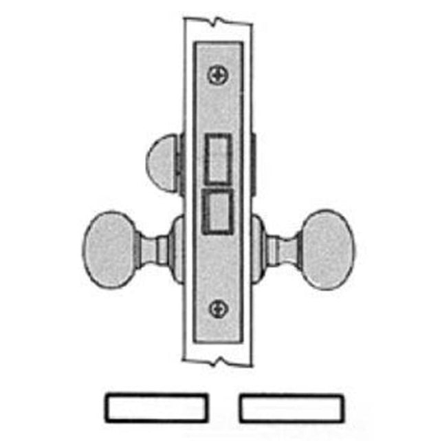 Baldwin - 6055 2.75BS PRIV MRTS LC - Polished Chrome